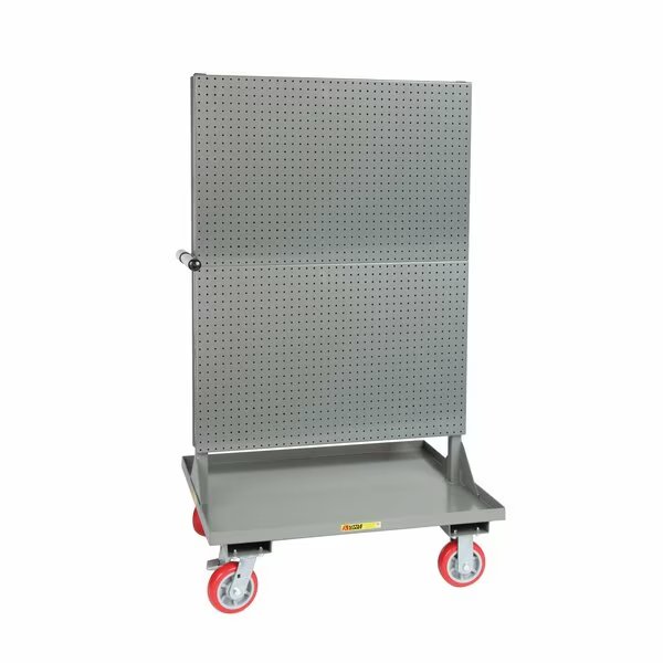 Double Sided Pegboard Panel Cart, 30